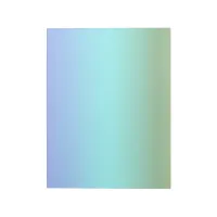 Sea and Sky Blue and Green Gradient Notepad