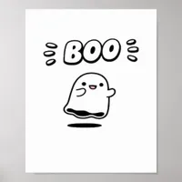 Little Boo Minimal Style Poster