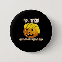 Trumpkin Make Halloween Great Again  Button