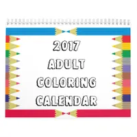 2017 Adult Coloring Calendar
