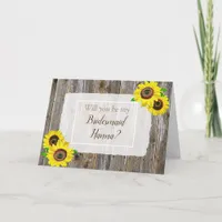 Bridesmaid Proposal Card