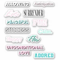 Positively 90s Affirmation Stickers