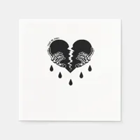 Tear Me Apart Emotional Dark Tone Napkins