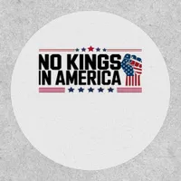 No Kings In America USA Patriotic Style Patch