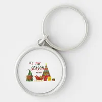 Its The Season Again Christmas Gnome Keychain