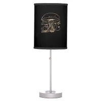 Cottagecore Aesthetic Goblincore Mushroom Snail Table Lamp