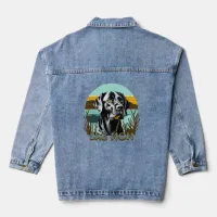 Black Lab | Lab Mom Dog Lover Denim Jacket