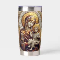 Blessed Mother Mary and Baby Jesus | Religoius Insulated Tumbler