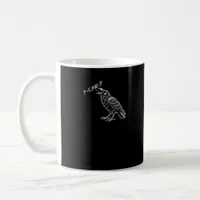 Crow F-Caw-F Funny Vintage Graphic Coffee Mug