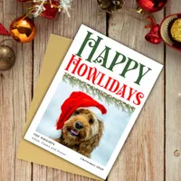 Happy Howlidays Christmas Dog Lover Greetings Holiday Card