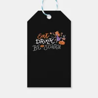 Eat Drink And Be Scary Funny Halloween Gift Tags