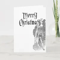 Angel with Trumpet Christmas Card