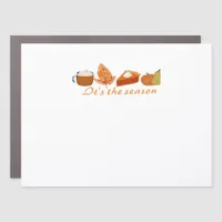 The First Day Of Fall Hello Fall Car Magnet