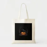 Caw-F's Spooky Pumpkin Halloween Classic Tote Bag