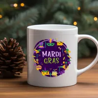 Mardi Gras Mug for celebration Facemask Festival