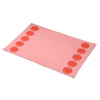 Placemat - Red Dots on Pink