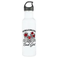 Bgm Bad Girl II Skeleton Heart Hands Edgy Vibe Stainless Steel Water Bottle