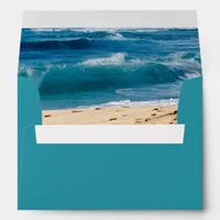 Tropical Blue Beach Envelope