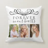 Forever in Our Hearts Photo Throw Pillow