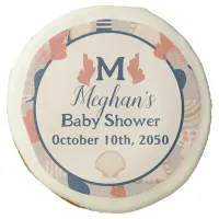 Baby on Board Nautical Baby Shower  Sugar Cookie