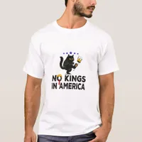 No Kings In America We The People Political Minima T-Shirt