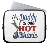 Hot Mechanic Dad Laptop Sleeve