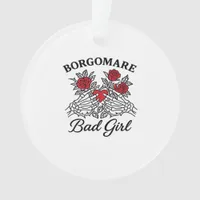 Bgm Bad Girl II Skeleton Heart Hands Edgy Vibe Ornament
