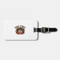 It’s Fall Y’all Pumpkin Gnome Autumn Retro Classic Luggage Tag