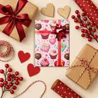 Sweetheart Pink Valentine Wrapping Paper