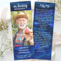 Celebration Of Life Custom Photo Memorial Funeral Bookmarks