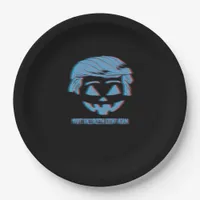 3D Trumpkin Make Halloween Great Again Paper Plates
