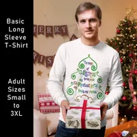 Magic of Christmas Typography in Tree Shape, ZSG T-Shirt