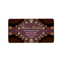 Elegant Digital Lace Label