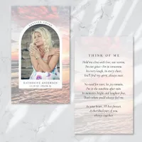 Forever Loved Beach Ocean Memorial Card