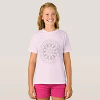 T-shirt - Mandala Pattern to Color