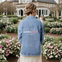 Bridesmaid Bestie Bridal Party Denim Jacket