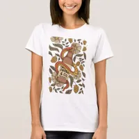 Beer, Snake, and Flowers T-Shirt