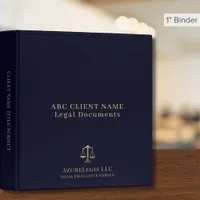 Simple Professional Binders for Attorneys