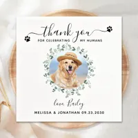 Dog Wedding Cocktail Napkins