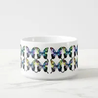 Embellishing Butterfly Pattern Bowl