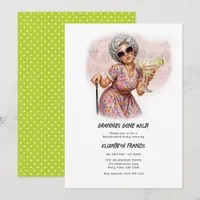 Grannies Gone Wild Funny Bachelorette Party Invitation