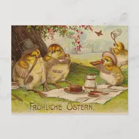 Vintage German Easter PostCard