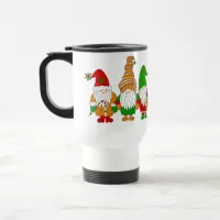  Cute Festive Christmas Gnomes     Travel Mug