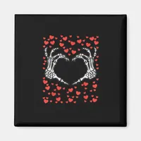 Skeleton Hand Heart Valentines Day Funny Classic Magnet