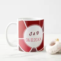 Elegant Geometrical Wedding Coffee Mug