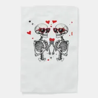 Skeleton Heart Hands Trending Modern Aesthetic Garden Flag