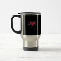 Have A Nice Day! Skeleton Hands With Heart Classic Travel Mug