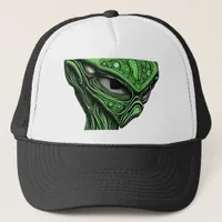 Creepy Abstract Alien Trucker Hat