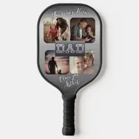4 Photo - Happy Father’s Day Metal Them Carbon Fiber Pickleball Paddle