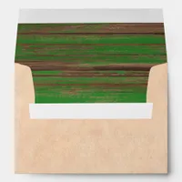 Southwest Adobe and Weathered Green Painted Wood Envelope